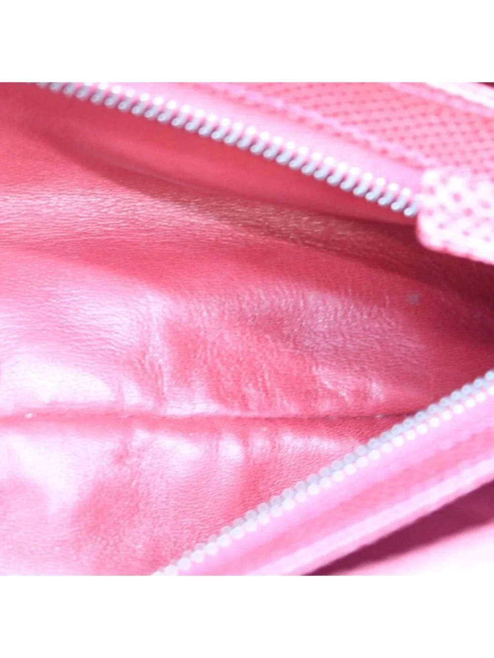 Chanel Red Exotic Leather Silver Bowling Shoulder Bag